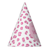 ワイルドワンパーソナライズされたガール1st誕生日 パーティーハット (左)