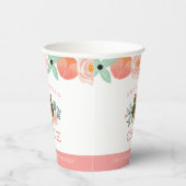 ワイルドワンパーソナライズされたファースト誕生日 紙コップ (右)