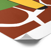 ワイルドワンパーソナライズされたポスター、サファリ動物 ポスター (角)