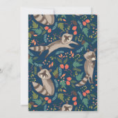 ワイルドワンパーティの招待状|リトル·アライグマ 招待状 (裏面)