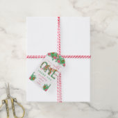 ワイルドワンヒョウ第1誕生日 ギフトタグ (より糸付き)