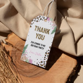 ワイルドワンヒョウ1st誕生日パーティーサンキューユニラベル ギフトタグ