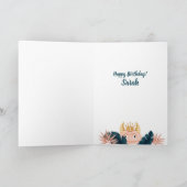 ワイルドワンピンクの怪物&トロピカルジャングル カード (内部)