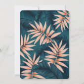 ワイルドワンピンクの怪物&トロピカルジャングル 招待状 (裏面)