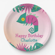 ワイルドワンピンクカメレオンジャングル第1動物誕生日