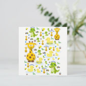 ワイルドワンファースト誕生日カード 招待状 (スタンド正面)