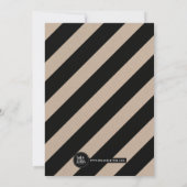 ワイルドワンファースト誕生日クラフト招待状 招待状 (裏面)