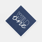 ワイルドワンファースト誕生日ナプキンス スタンダードランチョンナプキン (角)