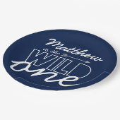 ワイルドワンファースト誕生日パーティー紙プレート ペーパープレート (アングル)