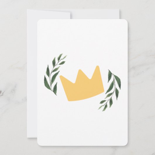 ワイルドワンファースト誕生日招待状 招待状 (裏面)