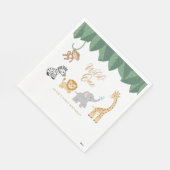 ワイルドワンファースト誕生日 スタンダードランチョンナプキン (角)