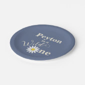 ワイルドワンファースト誕生日 ペーパープレート (アングル)