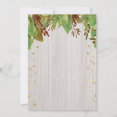 ワイルドワンファースト1歳の誕生日招待状ボーイ 招待状 (裏面)