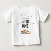 ワイルドワンファーストTシャツの部族の森 ベビーTシャツ (正面)