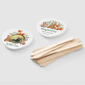 ワイルドワンフォトウッドランドアニマルズキツネファースト誕生日 ハンドファン (組立なし)