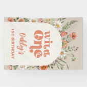 ワイルドワンフラワーバナー 横断幕 (横)