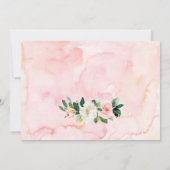 ワイルドワンフローラファースト誕生日招待状 招待状 (裏面)