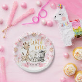 ワイルドワンフローラ牡丹サファリ1日 ペーパープレート (パーティー)