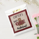 ワイルドワンプレイドベアーバースデーパーティー フェイバーバッグ (封をした状態)