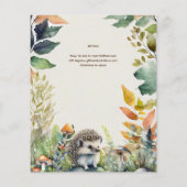 ワイルドワンヘッジホッグベビーウッドランドアニマルズ (裏面)