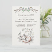 ワイルドワンベビーがワンフォックスウッドランドの誕生日を変えている 招待状 (スタンド正面)