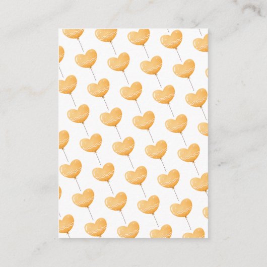 ワイルドワンベビーガールファースト誕生日 エンクロージャーカード (裏面)