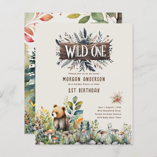 ワイルドワンベビークマウッドランド素朴動物 (正面/裏面)