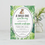 ワイルドワンベビータイガーサファリベイビーシャワー 招待状 (スタンド正面)