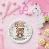 ワイルドワンベビーベア第1誕生日紙プレート ペーパープレート (パーティー)