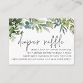 ワイルドワンベビー動物おむつラッフルインサート エンクロージャーカード (正面)