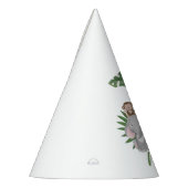 ワイルドワンベビー1stバースデージャングルサファリ パーティーハット (左)