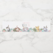 ワイルドワンボホサファリ1st誕生日ボトルラベル ペットボトルラベル (シングルラベル)