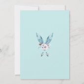 ワイルドワンボホシックフローラ1st誕生日招待状 招待状 (裏面)