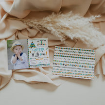 ワイルドワンボホトライバル誕生日招待状