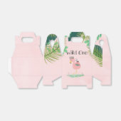 ワイルドワンボホフラミンゴ誕生日パーティーの好意ボックス フェイバーボックス (折り畳みなし)