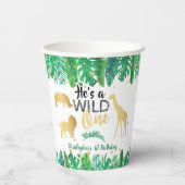 ワイルドワンボーイズファースト誕生日パーティー 紙コップ (裏面)