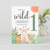 ワイルドワンボーイズファースト誕生日 招待状 (スタンド正面)