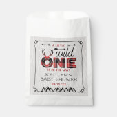 ワイルドワンボーイズ素朴プレイドランバージャックベイビーシャワー フェイバーバッグ (正面)