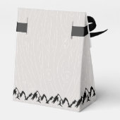 ワイルドワンボーイズ素朴プレイドランバージャックベイビーシャワー フェイバーボックス (裏面サイド)