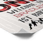 ワイルドワンボーイズ素朴プレイドランバージャック1st誕生日 ポスター (角)