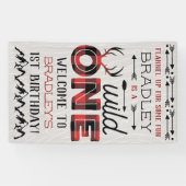 ワイルドワンボーイズ素朴プレイドランバージャック1st誕生日 横断幕 (横)