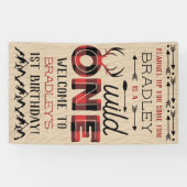 ワイルドワンボーイズ素朴プレイドランバージャック1st誕生日 横断幕 (横)