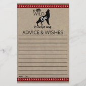 ワイルドワンボーイズ赤ちゃんシャワーアドバイス&ウィッシュ (正面)