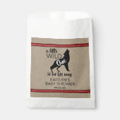 ワイルドワンボーイズ赤ちゃんシャワー フェイバーバッグ (正面)