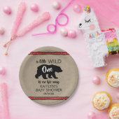 ワイルドワンボーイズ赤ちゃんシャワー ペーパープレート (パーティー)