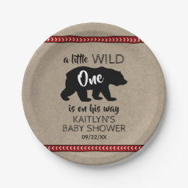 ワイルドワンボーイズ赤ちゃんシャワー ペーパープレート