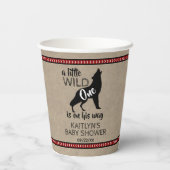 ワイルドワンボーイズ赤ちゃんシャワー 紙コップ (裏面)