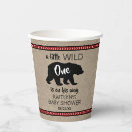 ワイルドワンボーイズ赤ちゃんシャワー 紙コップ