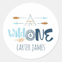 ワイルドワンボーイファースト誕生日シール