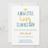 ワイルドワンボーイ赤ちゃんシャワー招待状 招待状 (正面)